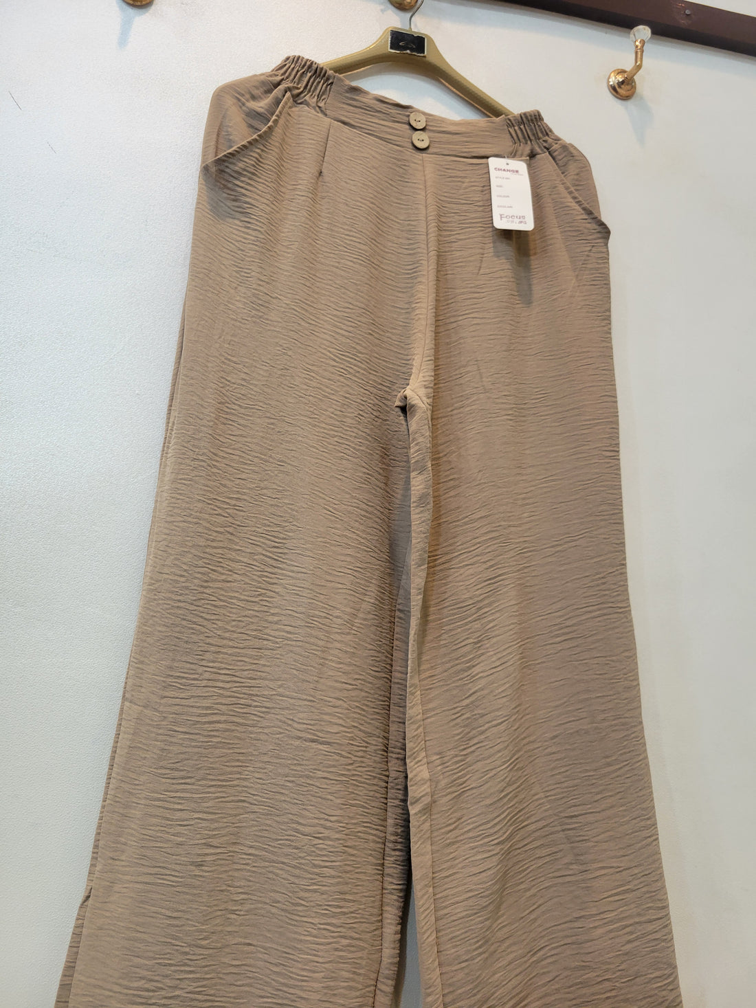 Two Button Trouser (Beige)