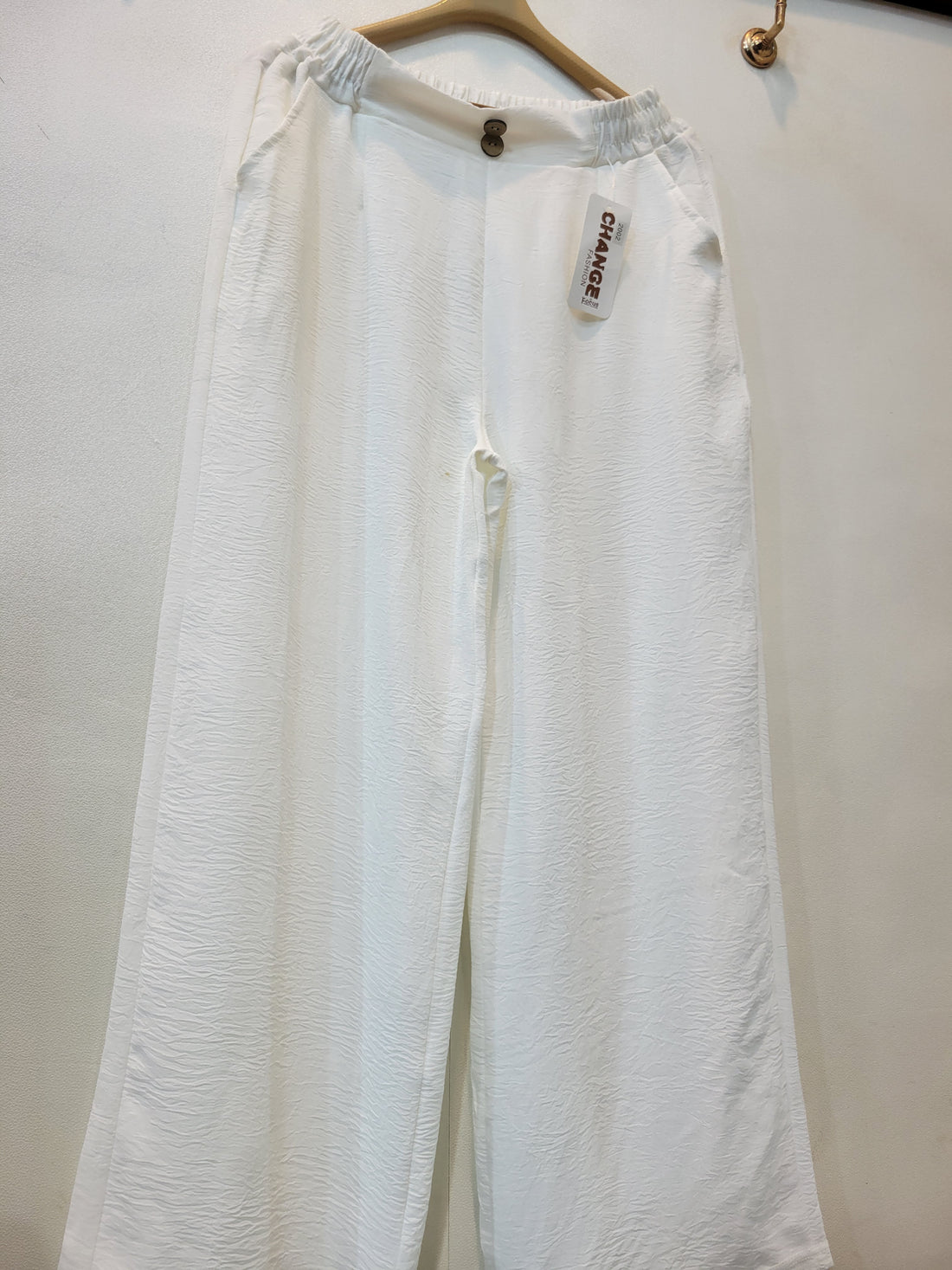Two Button Trouser (White)