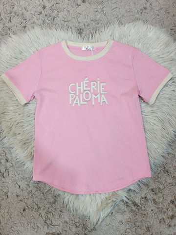 Crop T-Shirt Cherie (Pink)
