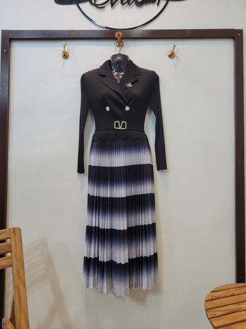 Korean Elegant Frock (Black)