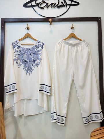 Dusty Rose Coord (White)