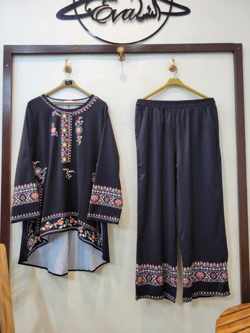 Floral Luxe Coord (Black)
