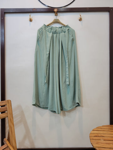Streetwear Plazo (Mint Green)