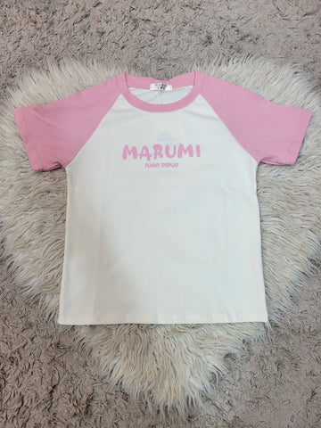 Crop T-Shirt Marumi (Pink)